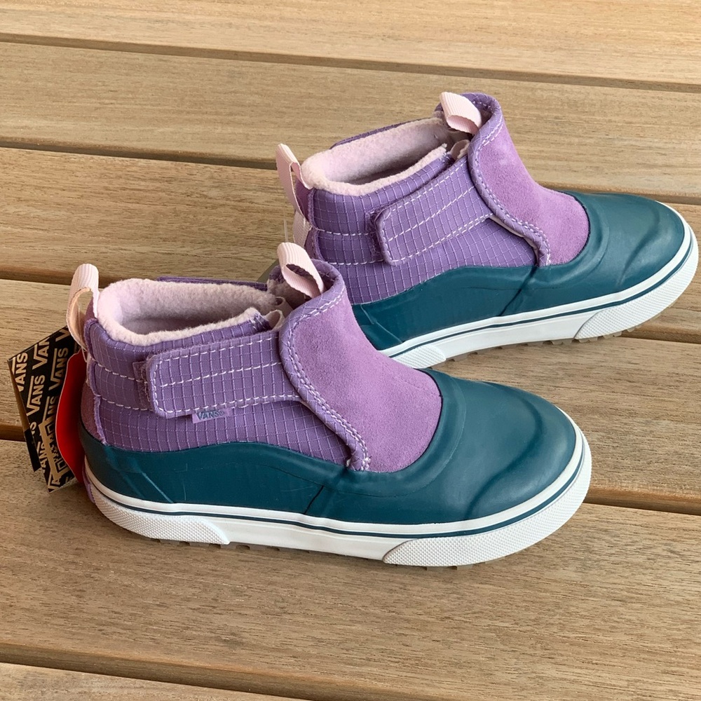 ✨NIB✨VANS Slip-on Hi Terrai MTE-1 unisex KIDS/Toddler sz 10 waterproof/thermal
